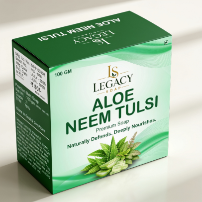 Premium Aloe Neem & Tulsi Soap (Pack of 5)