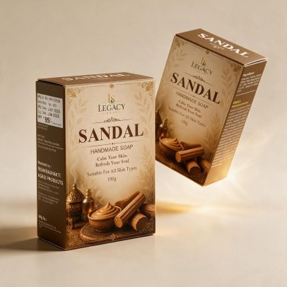 Luxury Handmade Sandal Soap (Pack of 3)